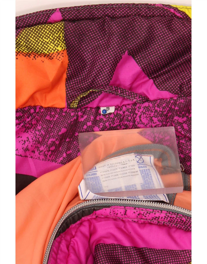 Gilet imbottito da sci da uomo con grafica Colmar UK 36 piccolo multicolore a blocchi di colore