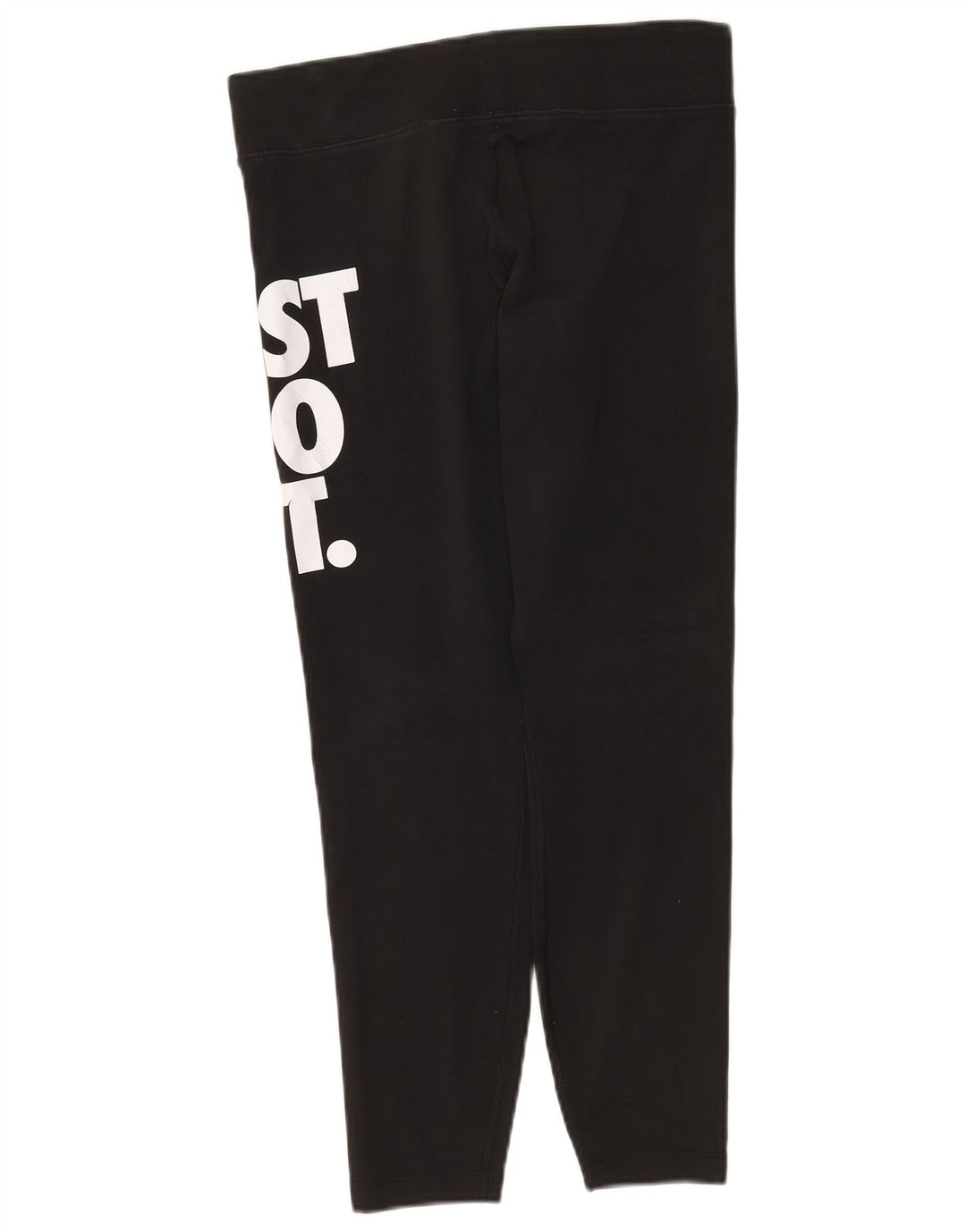Leggings grafici da donna Nike UK 16 grande cotone nero