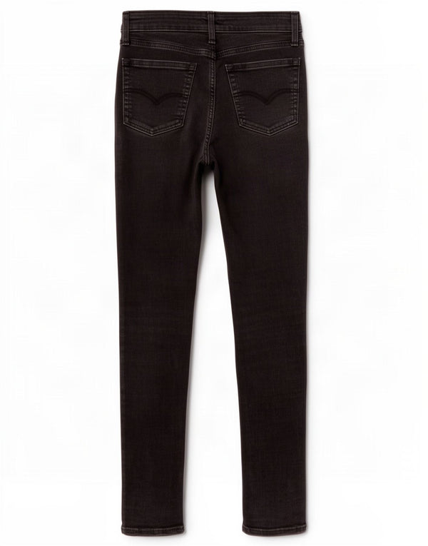 Jeans skinny a vita alta Levi's 721 da donna W27 L32 cotone nero
