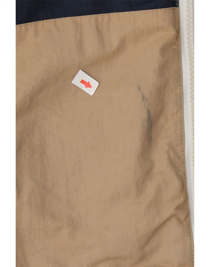 Giacca antipioggia con cappuccio da uomo Jack Wills UK 40 grande blocco di colori multicolore