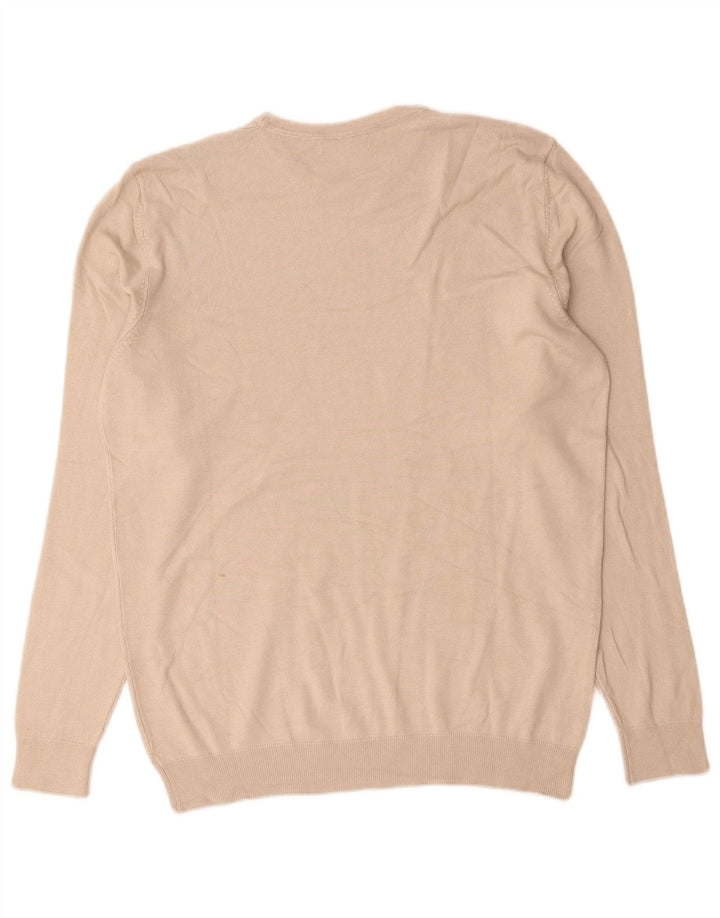 Maglione maglione girocollo da uomo Zara piccolo beige