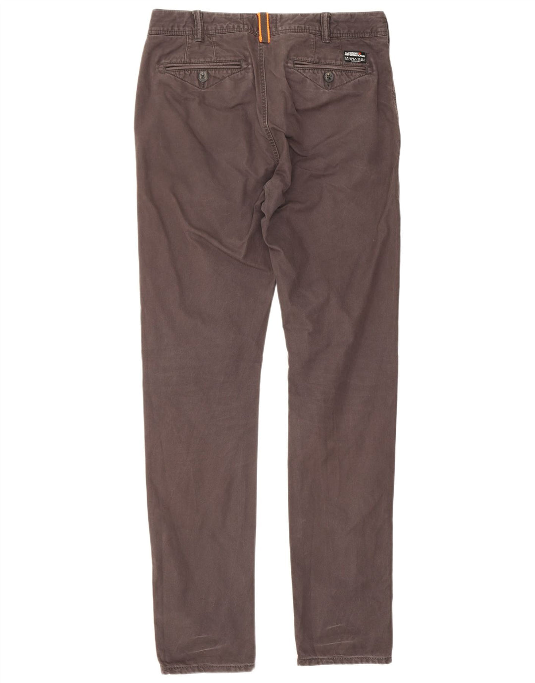 Pantaloni chino slim da uomo Superdry W30 L32 marroni