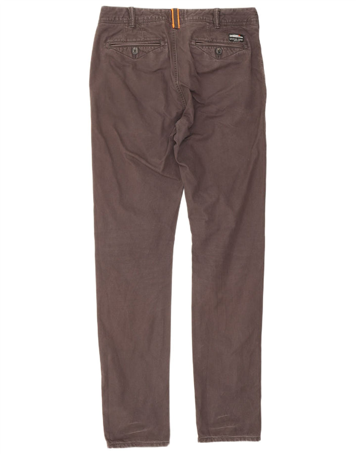Pantaloni chino slim da uomo Superdry W30 L32 marroni