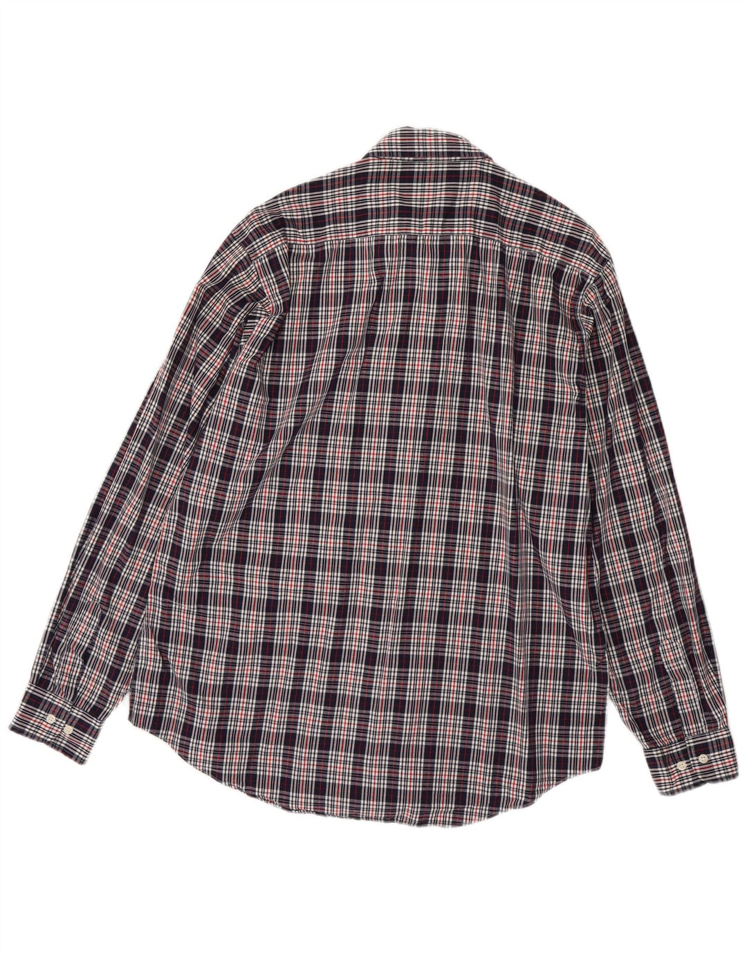 Camicia da uomo Balloon Taglia 43 17 XL Cotone a quadri blu navy