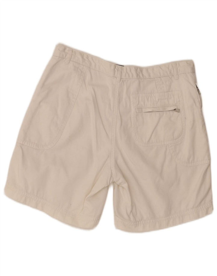 Pantaloncini chino da donna Calvin Klein US 6 medi W28 cotone bianco sporco