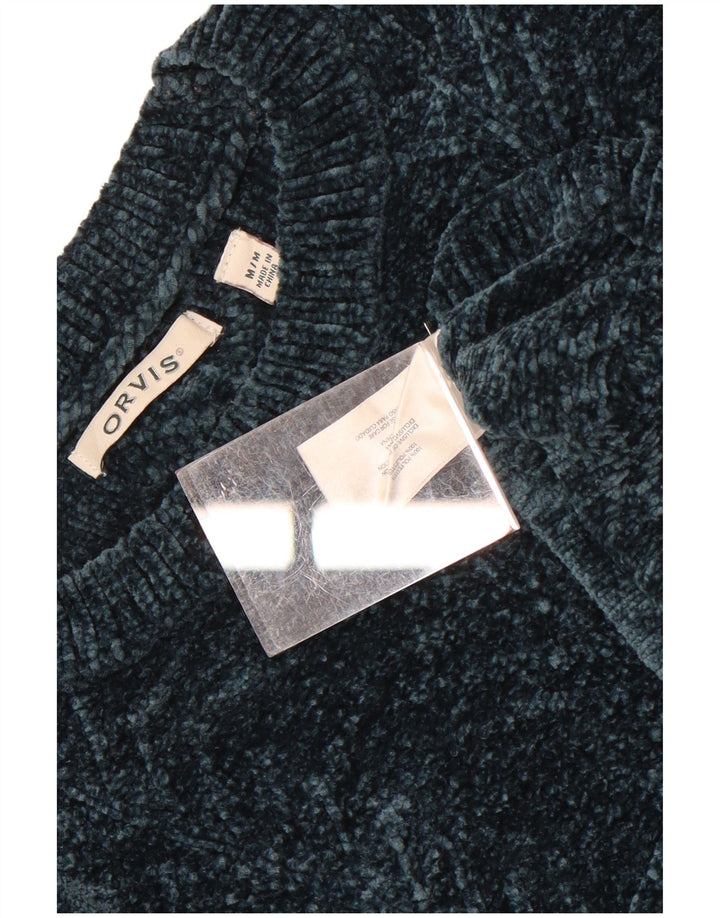 Maglione maglione girocollo da donna Orvis UK 14 Poliestere verde medio