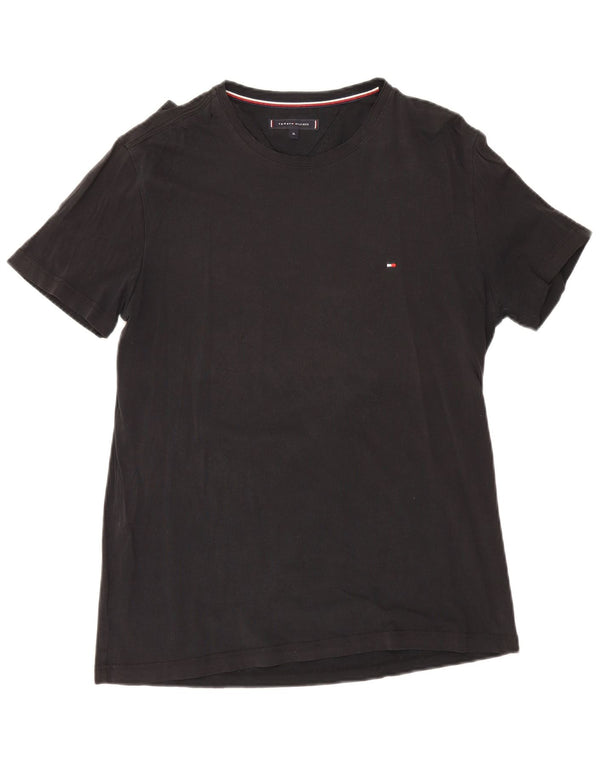 T-shirt da uomo Tommy Hilfiger Top XL in cotone nero