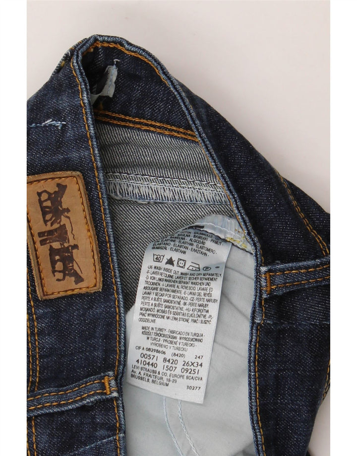 Jeans Levi's 571 Slim da donna W26 L26 in cotone blu
