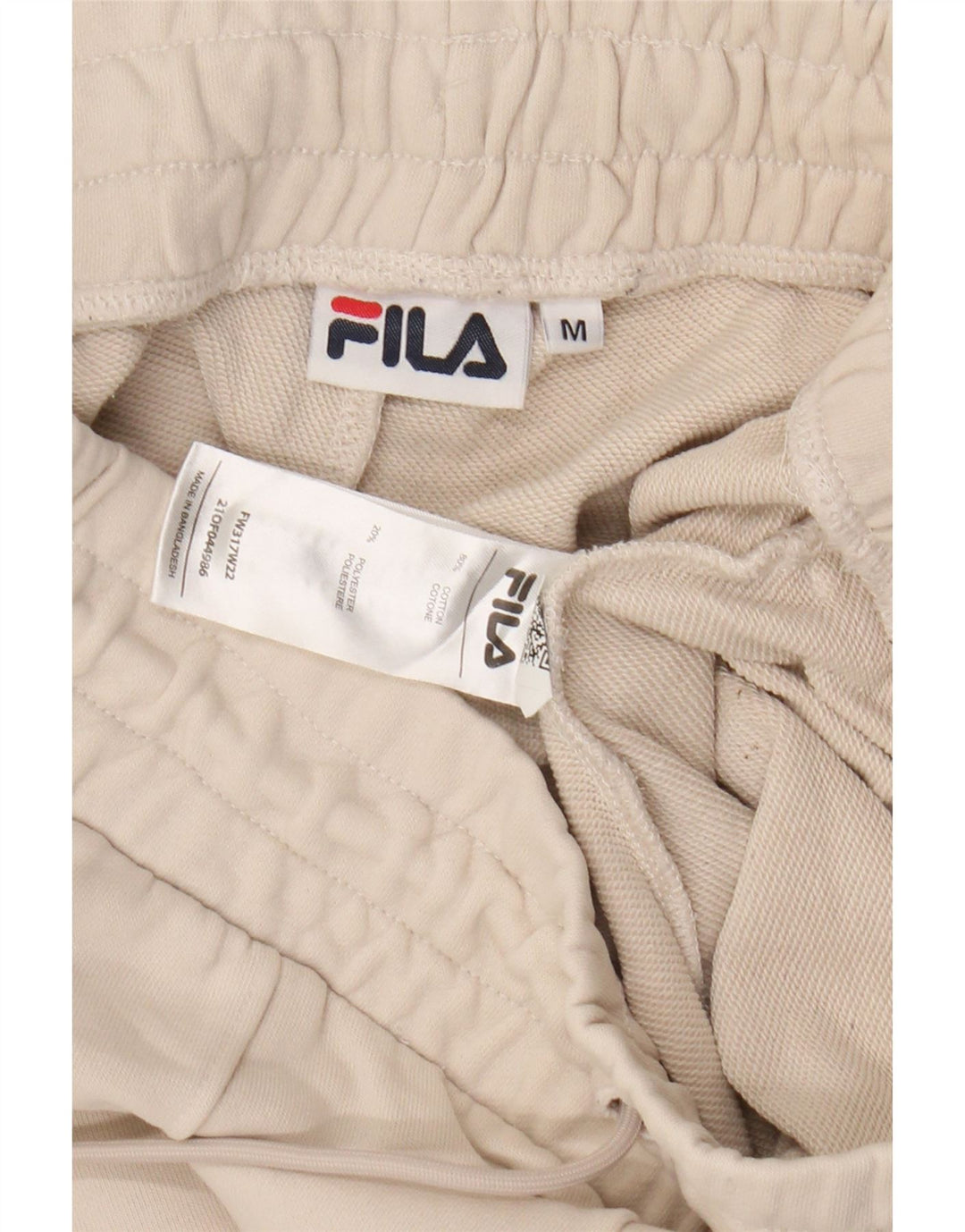 Pantaloni da tuta da uomo Fila Joggers in cotone beige medio