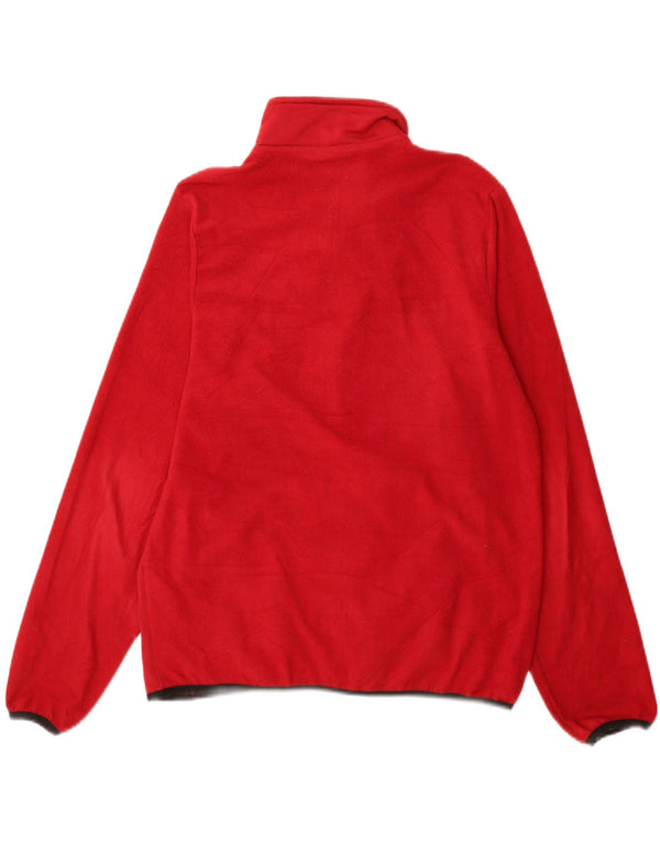 Giacca in pile da donna Kappa UK 14 medio rosso poliestere