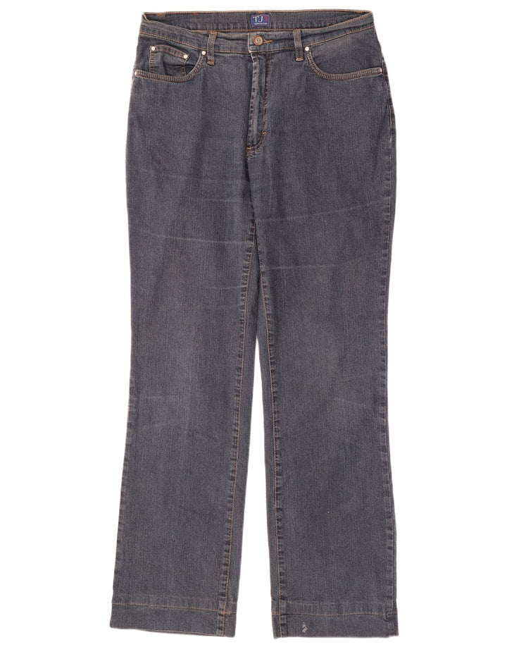 Jeans Straight Donna Trussardi W32 L31 Blu Cotone