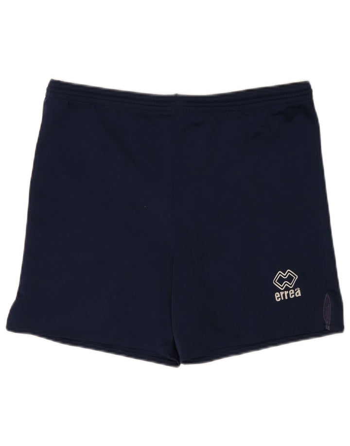 Pantaloncini sportivi da uomo Errea medio blu navy in poliestere