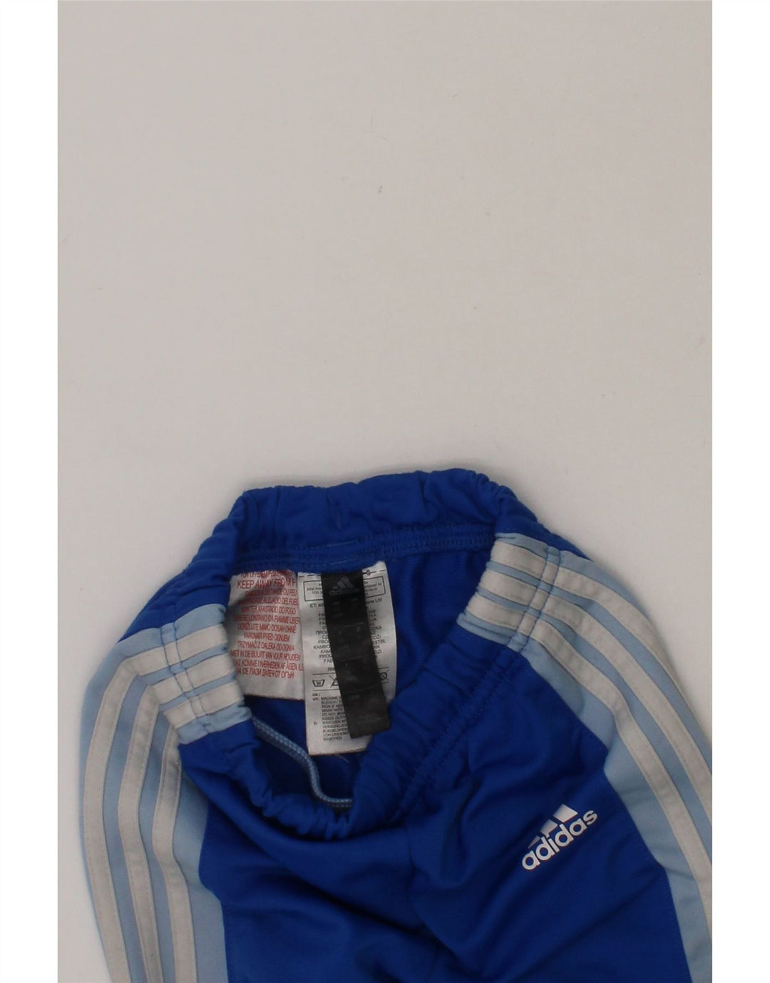 ADIDAS Baby Boys Tracksuit Trousers 18-24 Months Blue Polyester Vintage Adidas and Second-Hand Adidas from Messina Hembry 