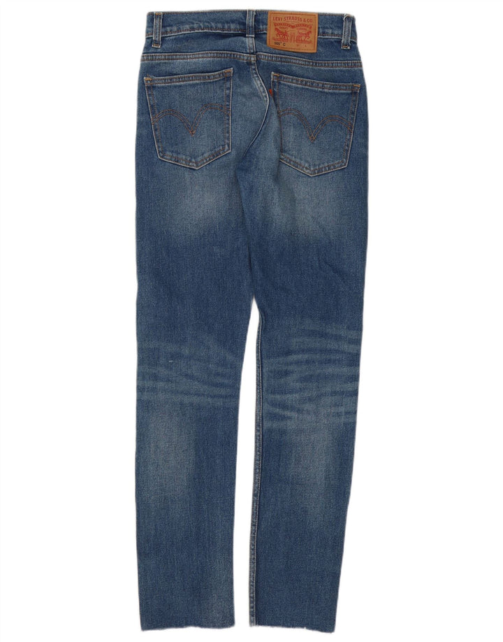 Jeans dritti Levi's 505 da donna W25 L30 cotone blu