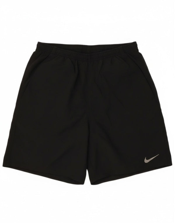 Pantaloncini sportivi Nike Dri Fit da uomo piccoli in poliestere nero