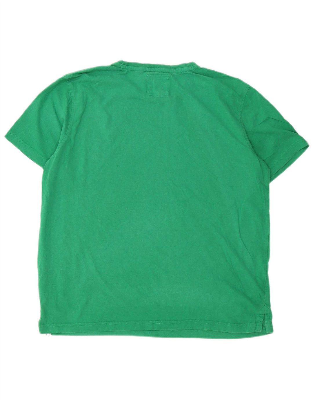 CREW CLOTHING T-shirt da uomo Top XL in cotone verde