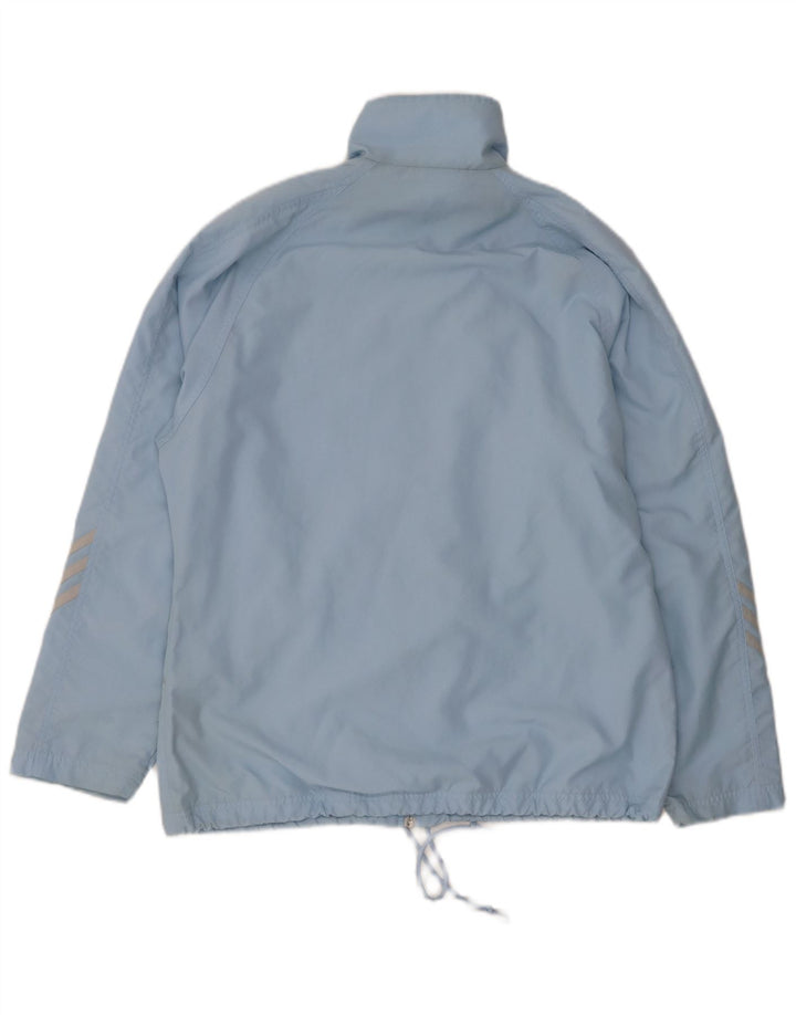 Giacca da tuta da donna ADIDAS UK 14 Large Blu Poliestere