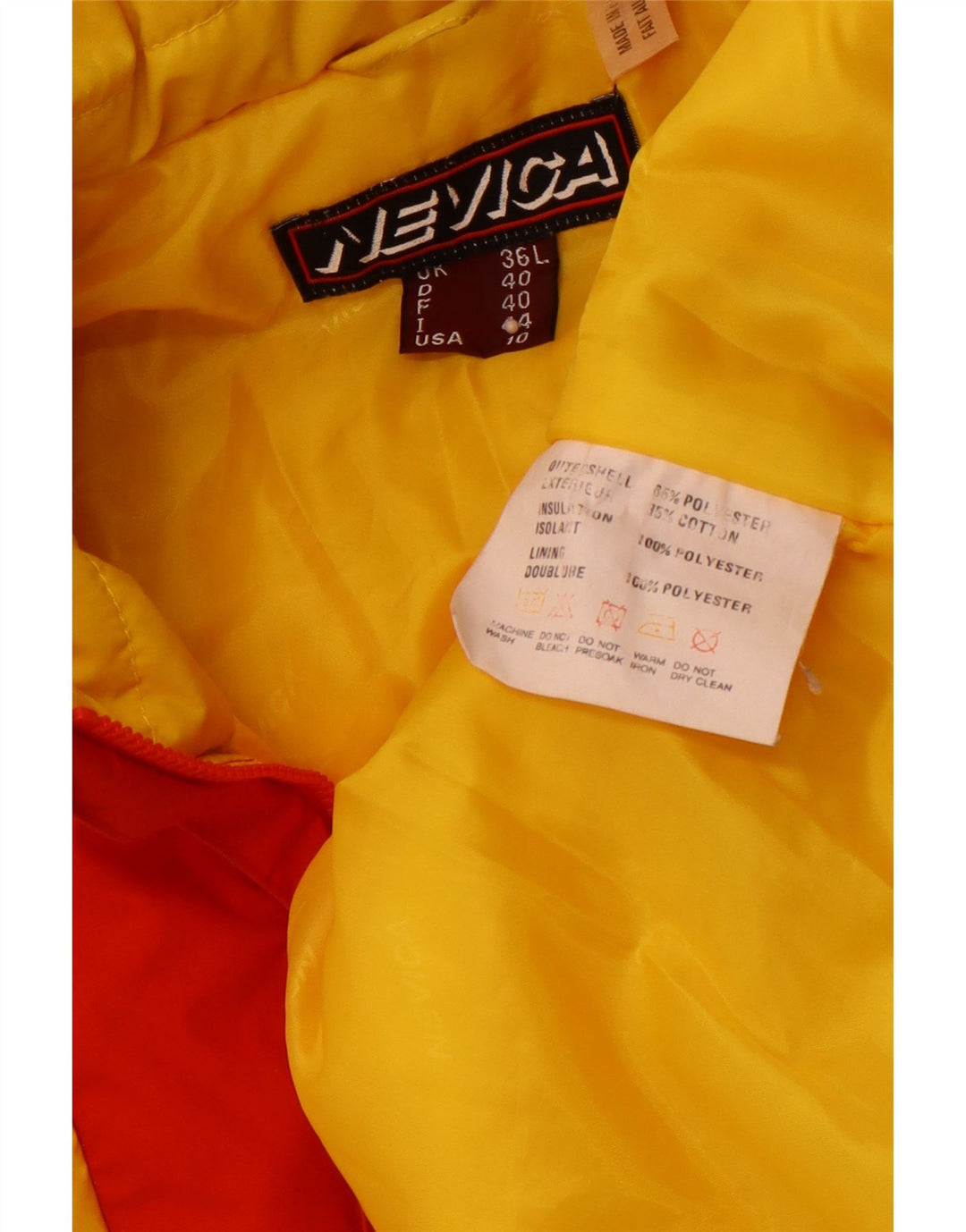 Giacca a vento da uomo vestibilità ampia NEVICA UK 36 Small Red Colourblock