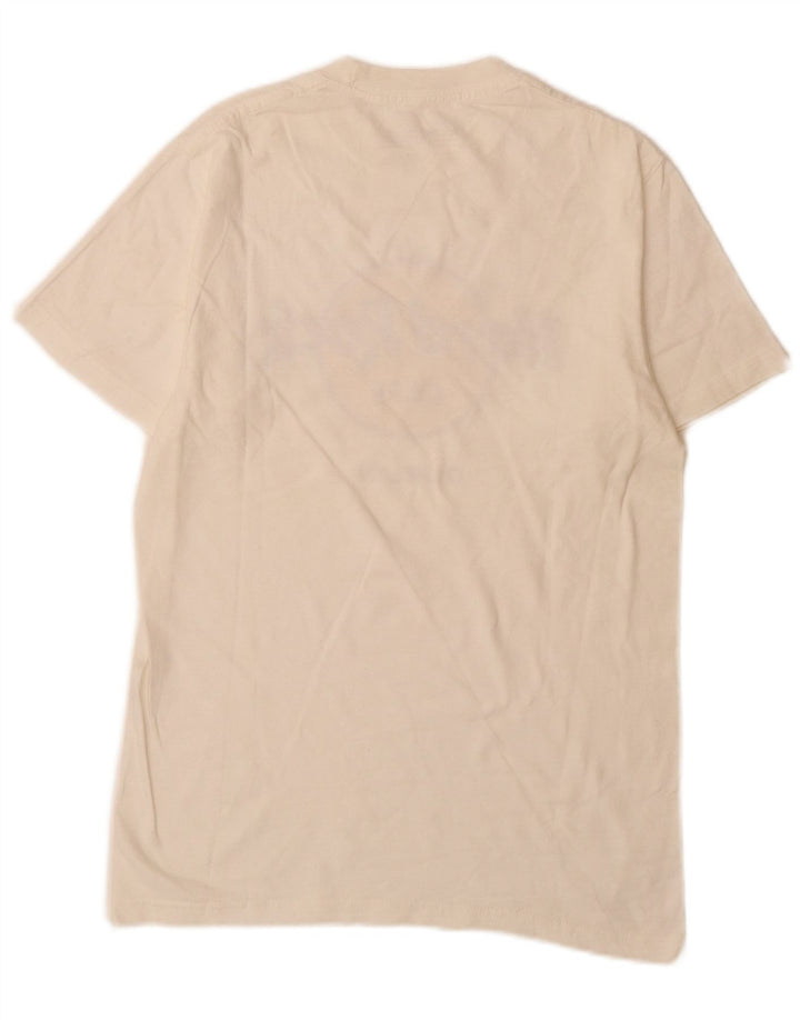 T-shirt grafica da uomo Dublino Hard Rock Cafe, piccola, in cotone bianco
