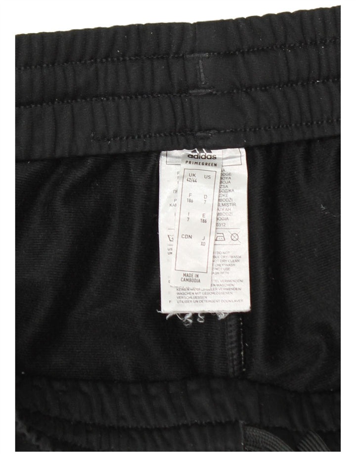Pantaloni da tuta da uomo Adidas Joggers UK 42/44 Large Nero Poliestere