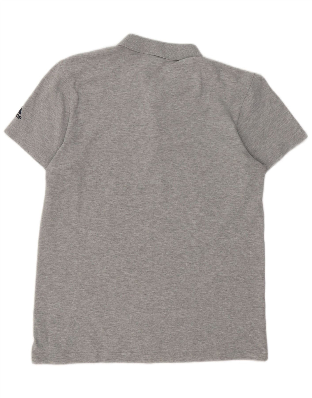 Polo Adidas da uomo grigio medio chiazzato