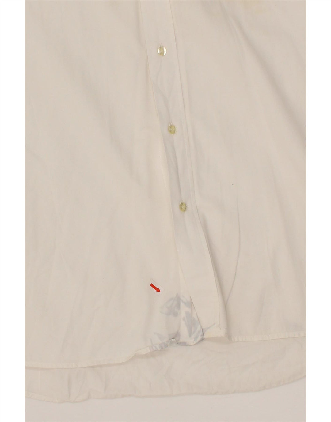 LACOSTE Mens Short Sleeve Shirt Size 43 Large White Cotton Vintage Lacoste and Second-Hand Lacoste from Messina Hembry 