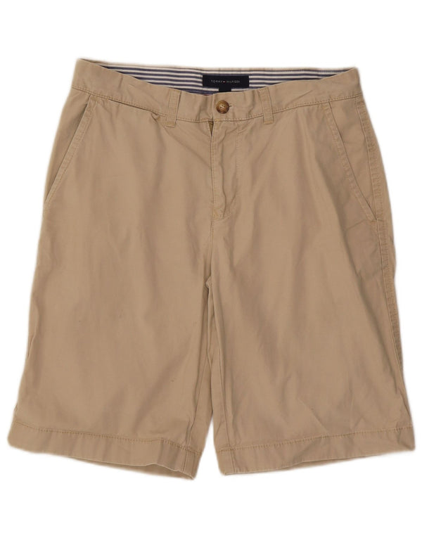 Pantaloncini chino da uomo Tommy Hilfiger W30 cotone beige medio