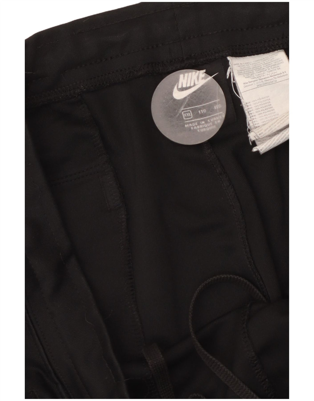 Pantaloni da tuta con grafica NIKE da uomo 2XL poliestere nero