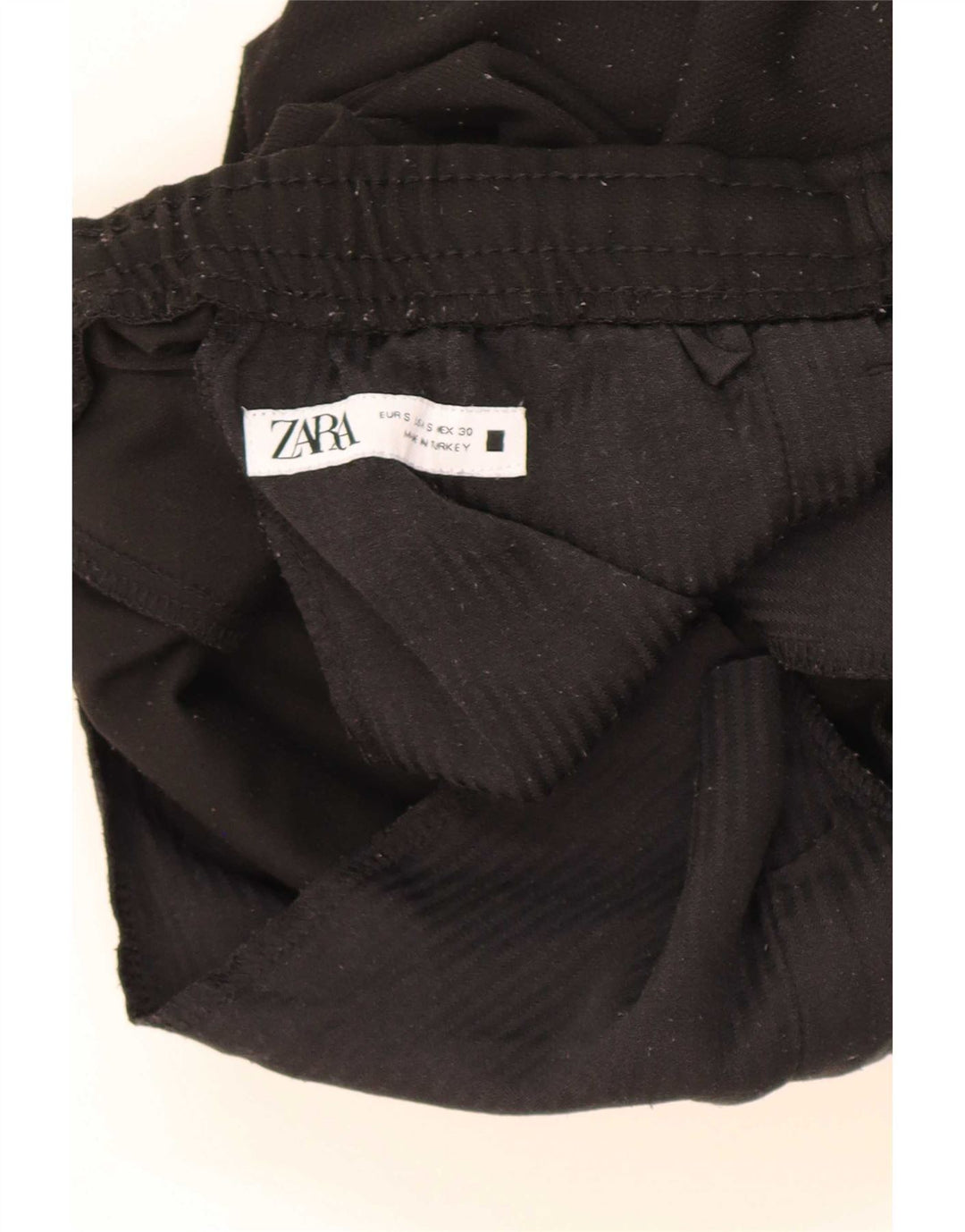 Pantaloni da tuta da uomo Zara piccoli in poliestere nero