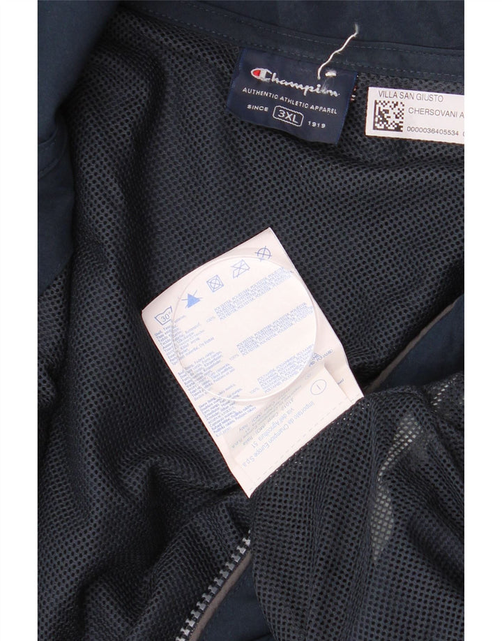 Giacca da tuta da uomo Champion 3XL Poliestere color block blu navy