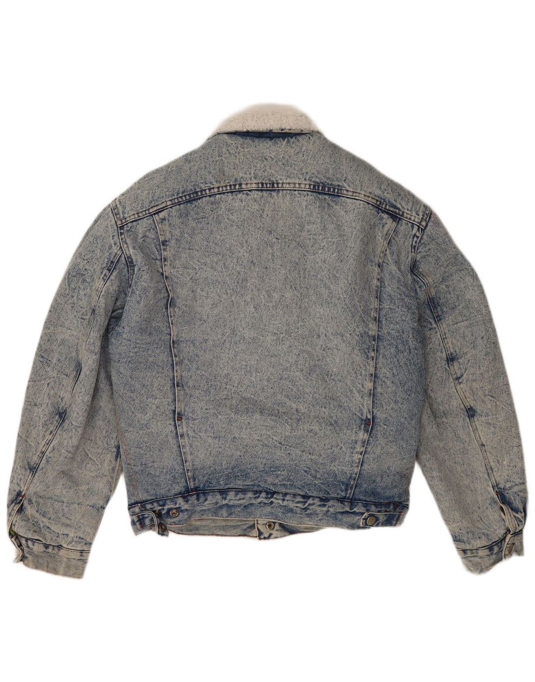 Giacca da uomo in denim Sherpa Rifle da uomo UK 40 grande blu