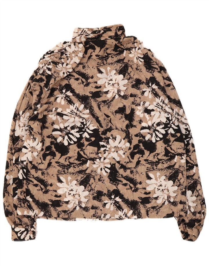 Camicetta da donna Charles Vogele EU 42 Grande poliestere floreale beige