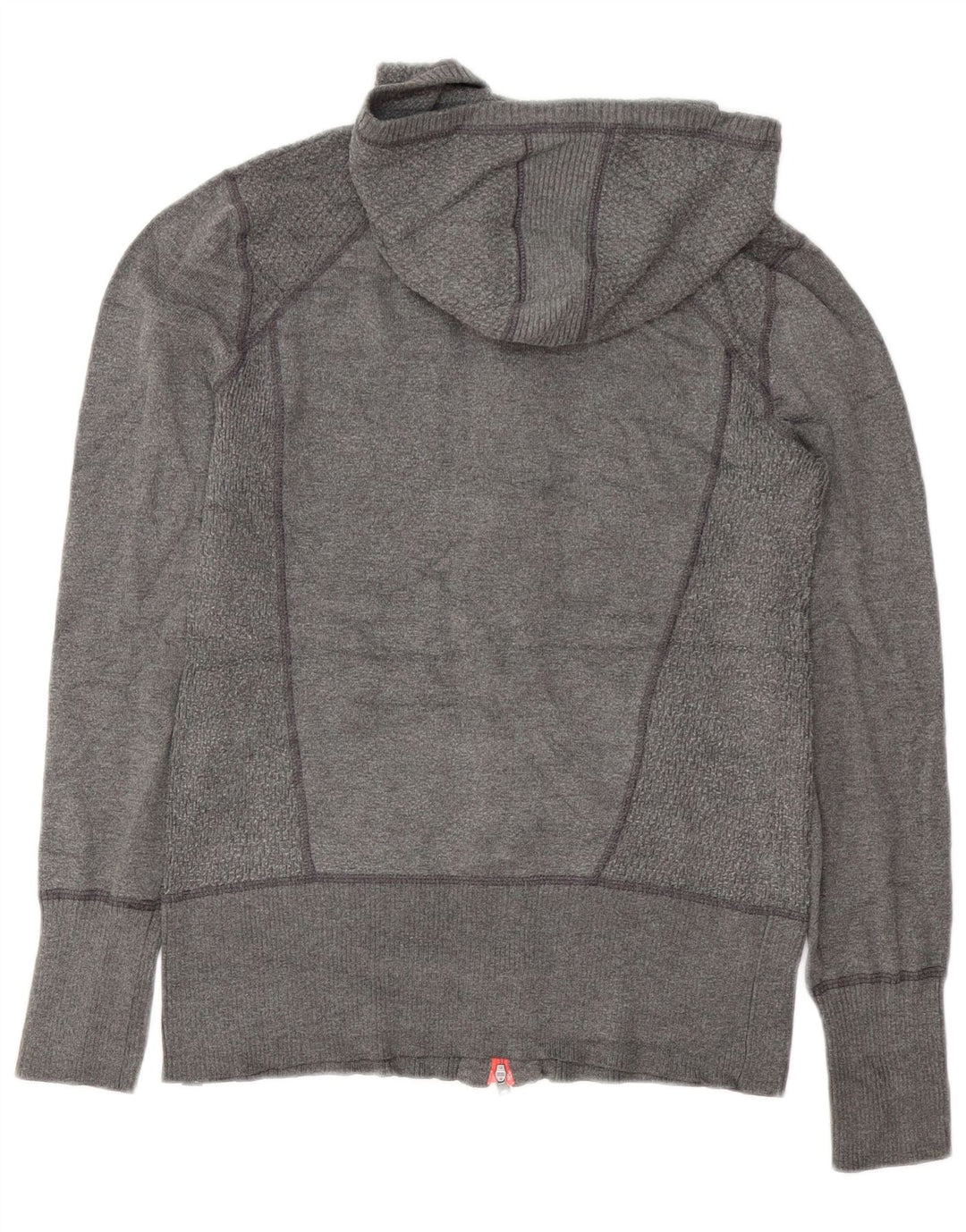 Maglione cardigan oversize con cappuccio da donna Eddie Bauer UK 10 piccolo grigio