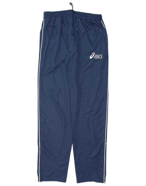 Pantaloni da tuta ASICS da uomo XL in poliestere blu navy