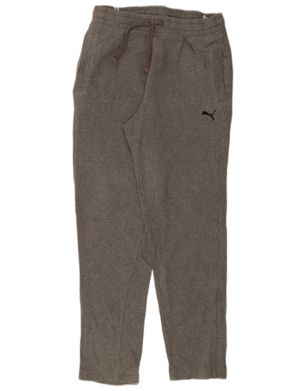 Pantaloni da tuta da uomo Puma Large in cotone grigio