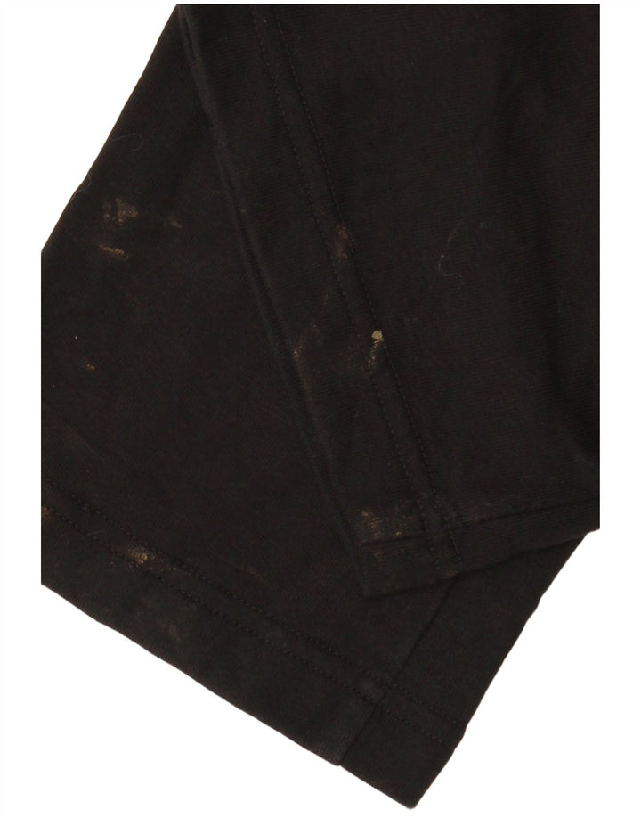 Pantaloni da tuta vestibilità regolare da donna Marks & Spencer UK 10 piccoli neri