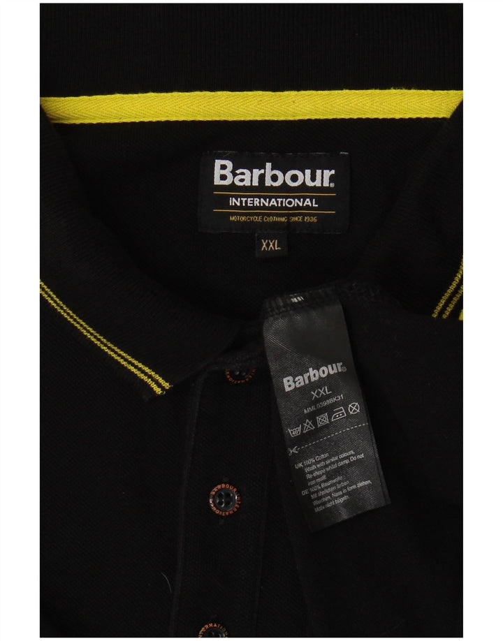 Polo Uomo BARBOUR 2XL Cotone Nero