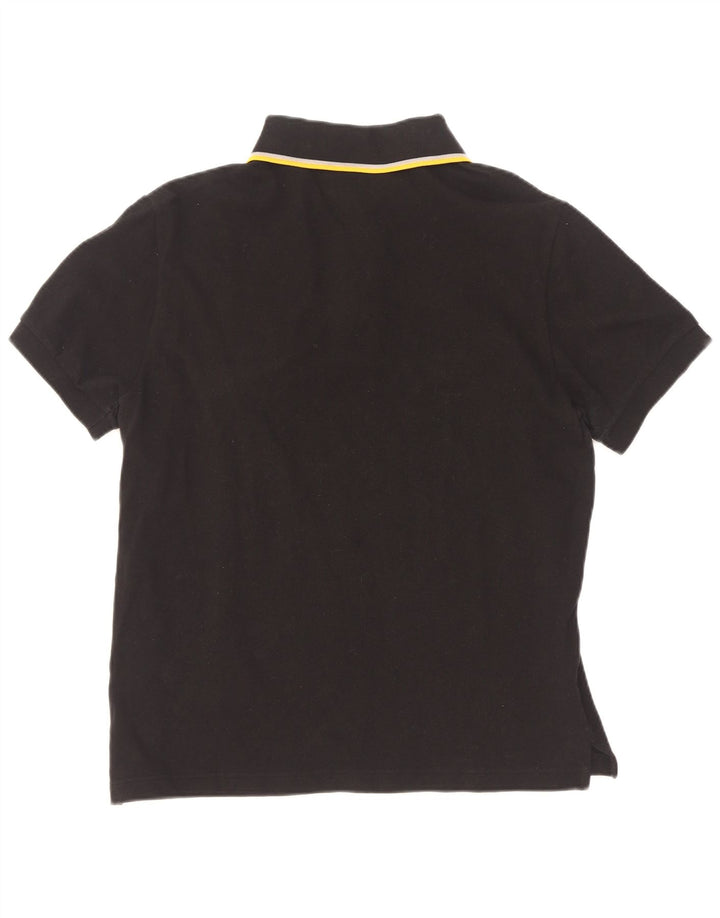 Polo da uomo Fred Perry in cotone a righe nere medie