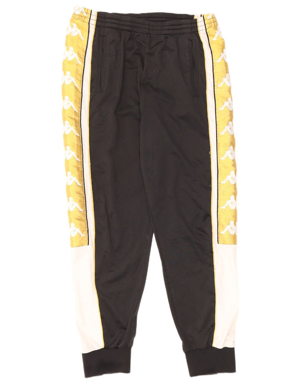 Pantaloni da tuta con grafica da uomo KAPPA Joggers Large Nero Colourblock