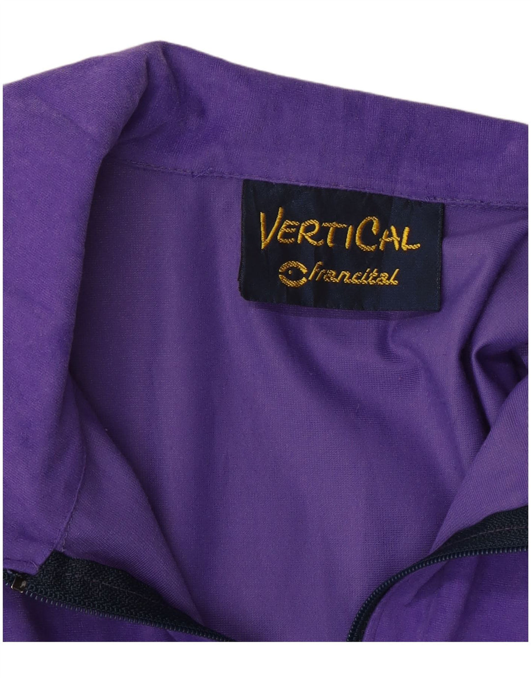 VERTICAL Giacca da tuta da uomo in velluto color block viola medio