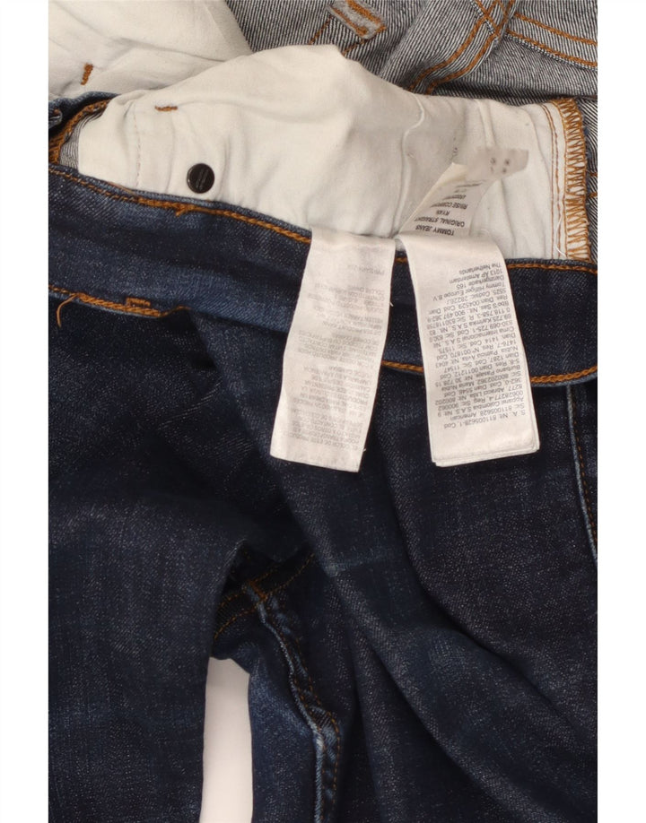 TOMMY HILFIGER Jeans dritti da donna W36 L32 cotone blu navy