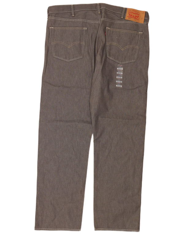 Levi's Uomo 501 Jeans dritti W42 L32 Cotone grigio