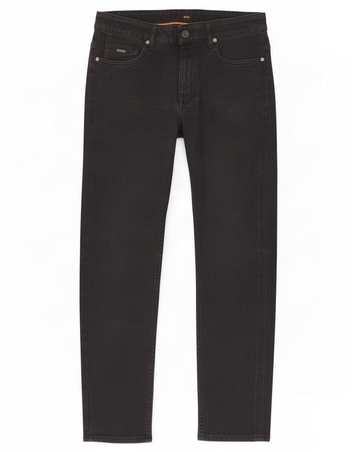 Jeans slim da uomo Hugo Boss W32 L30 cotone nero