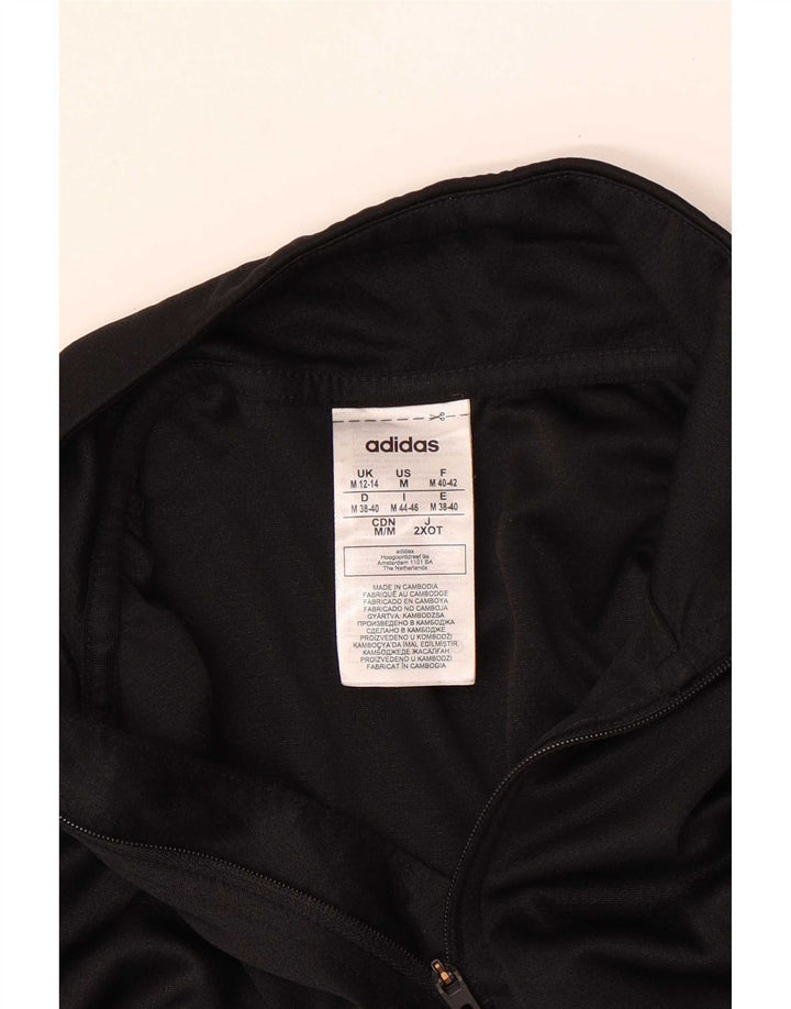 Top della tuta pullover Adidas Aeroready da donna UK 12/14 medio Nero