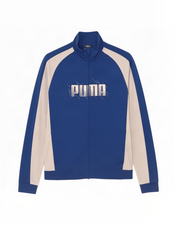 Giacca da ginnastica grafica da ragazzo Puma 15-16 anni Blu Colourblock
