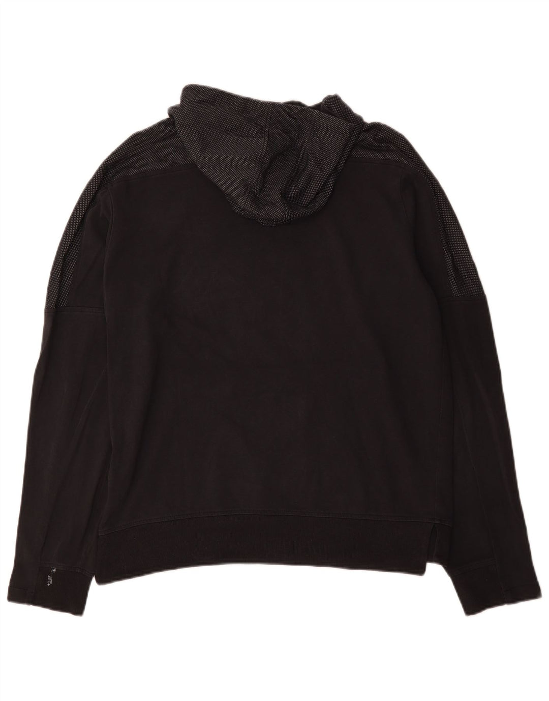 Felpa con cappuccio da uomo Adidas Medium in cotone nero