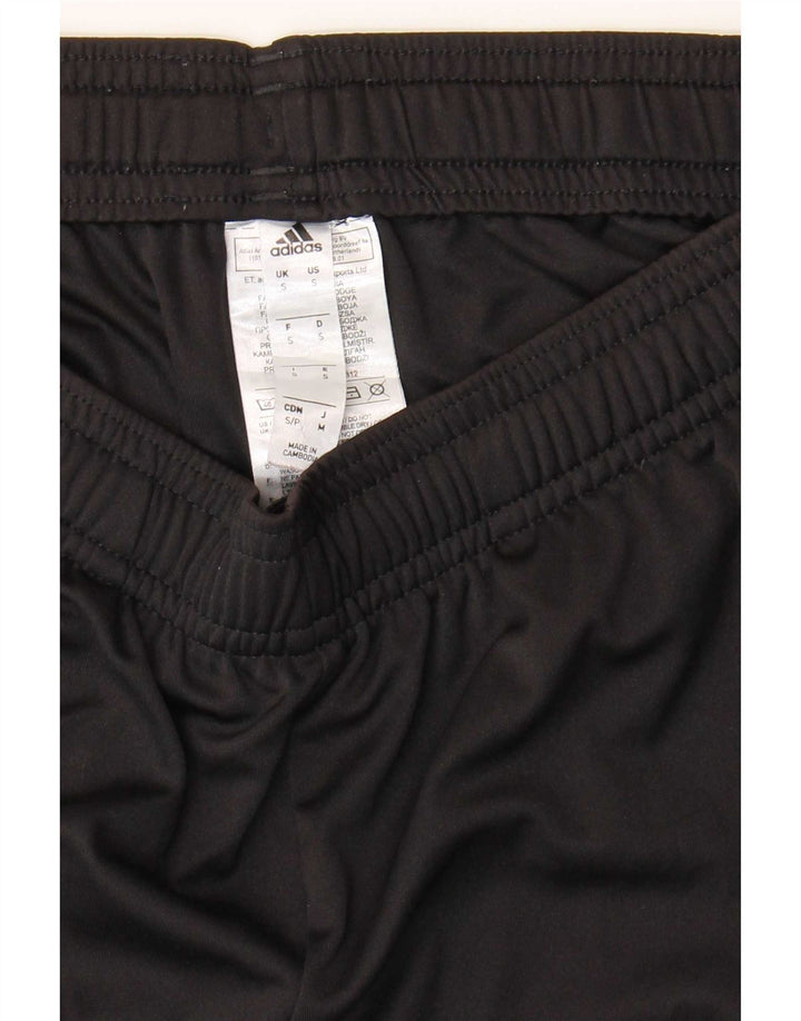 Pantaloncini sportivi Adidas Climalite da uomo piccoli in poliestere nero