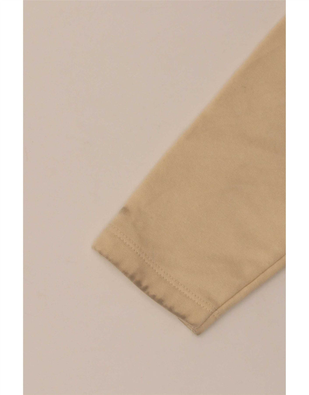 Top corto da donna Zara a maniche lunghe UK 10 piccolo in cotone beige