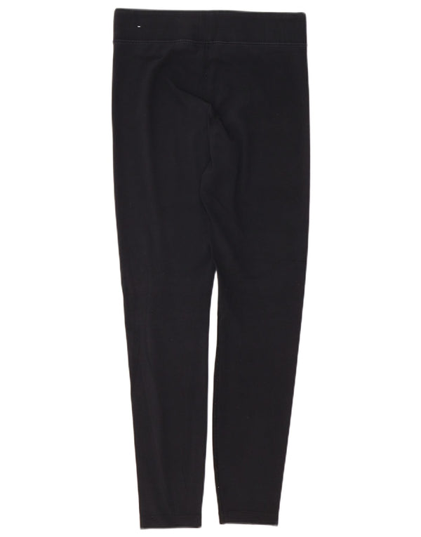 Leggings grafici da donna NIKE UK 14 cotone nero medio