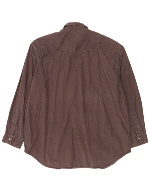 Camicia Levi's da uomo in velluto a coste XL in cotone marrone